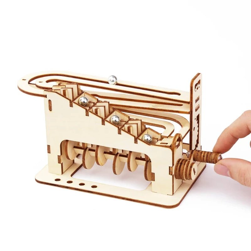 Spiral Marble Run (3D Wooden Puzzles) - The Toy Base