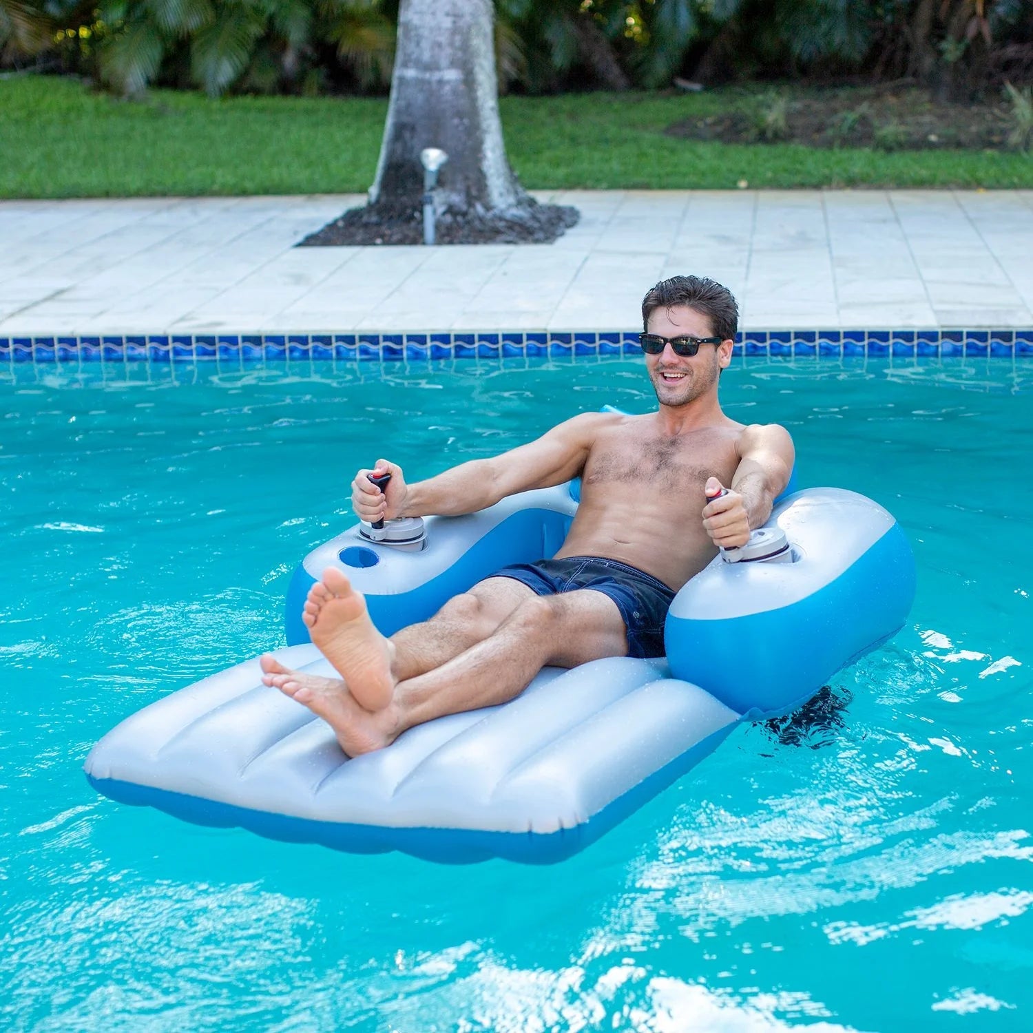 Splash Runner 2.5 Motorized Pool Lounger - I Love 💕