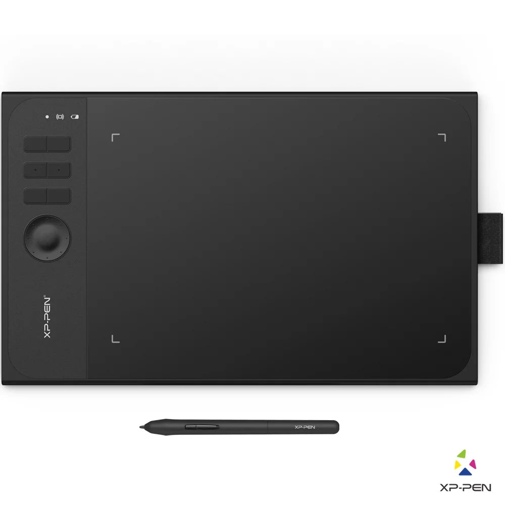 Star 06 - Wireless Drawing Graphic Tablet - 14 X 8.7 Inch Compatible with Windows & Mac - The Toy Base