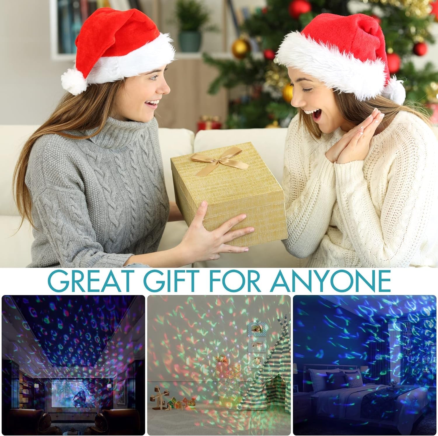 Star Projector- UFO Galaxy Projector with Timer, Remote and Bluetooth Speaker, Night Light Projector for Kids Adults, Bedroom Ceiling, Home Theater - The Toy Base