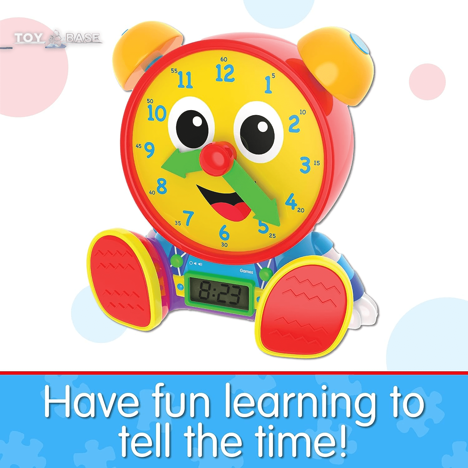 Telly Jr. Teaching Time Clock - The Toy Base