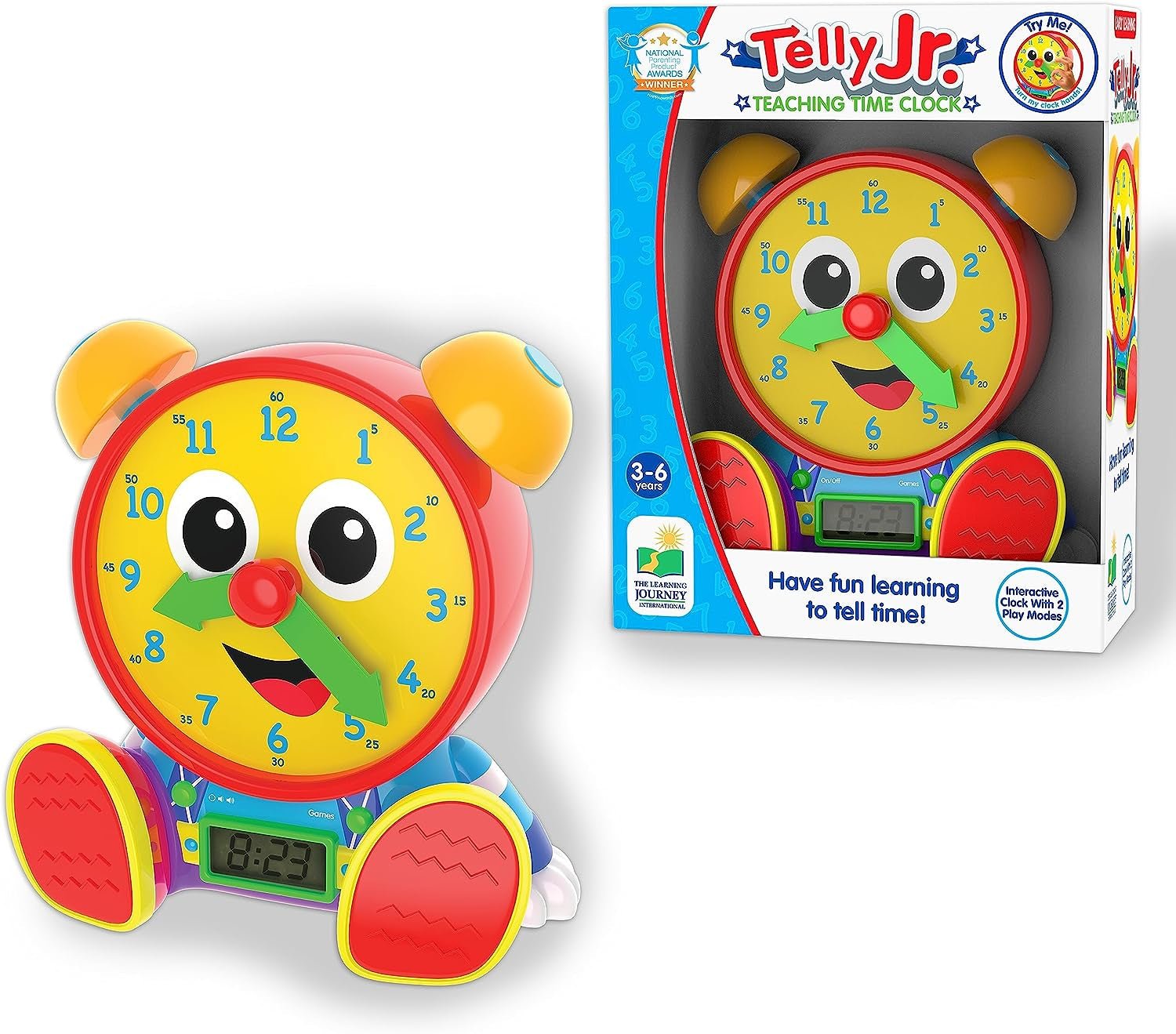 Telly Jr. Teaching Time Clock - The Toy Base