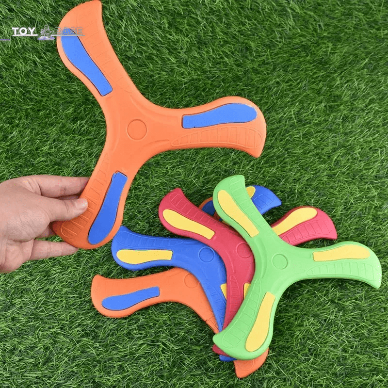 Three - Leaf Cross Boomerang - Outdoor Toy - Backyard Beach Toy - I Love 💕