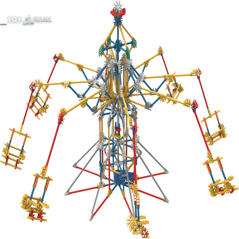 Thrill Rides - 3-In-1 Classic Amusement Park Building Set - 744 Pieces - Ages 9 Engineering Education Toy - The Toy Base