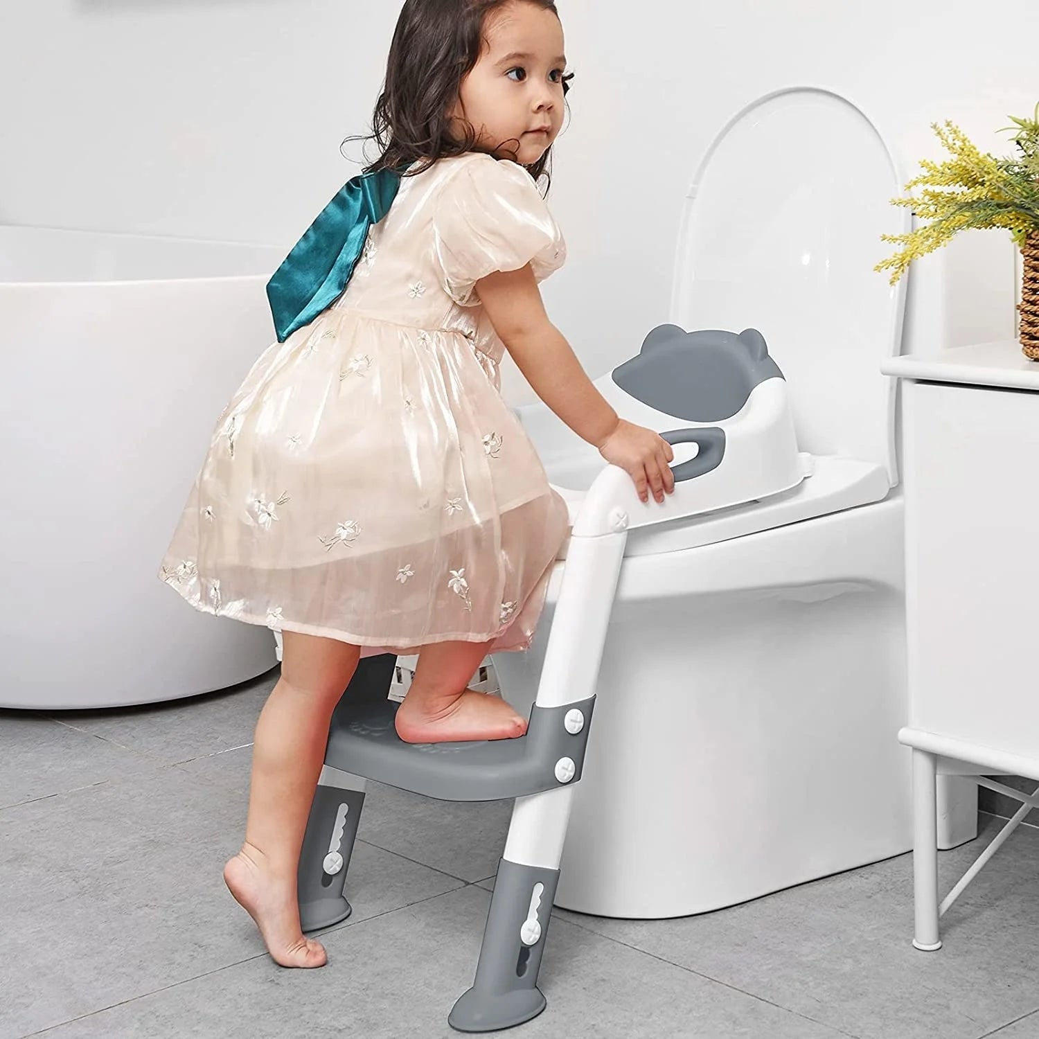 Trainer Seat Stool 0 - 6 Years Old - Pot Soft Baby Potty Plastic Road Pot - Cute Baby Toilet Seat - I Love 💕