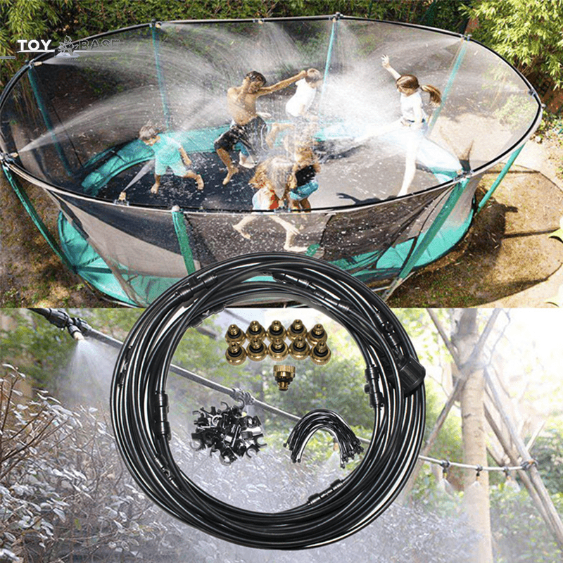 Trampoline Misting Cooling System - The Toy Base