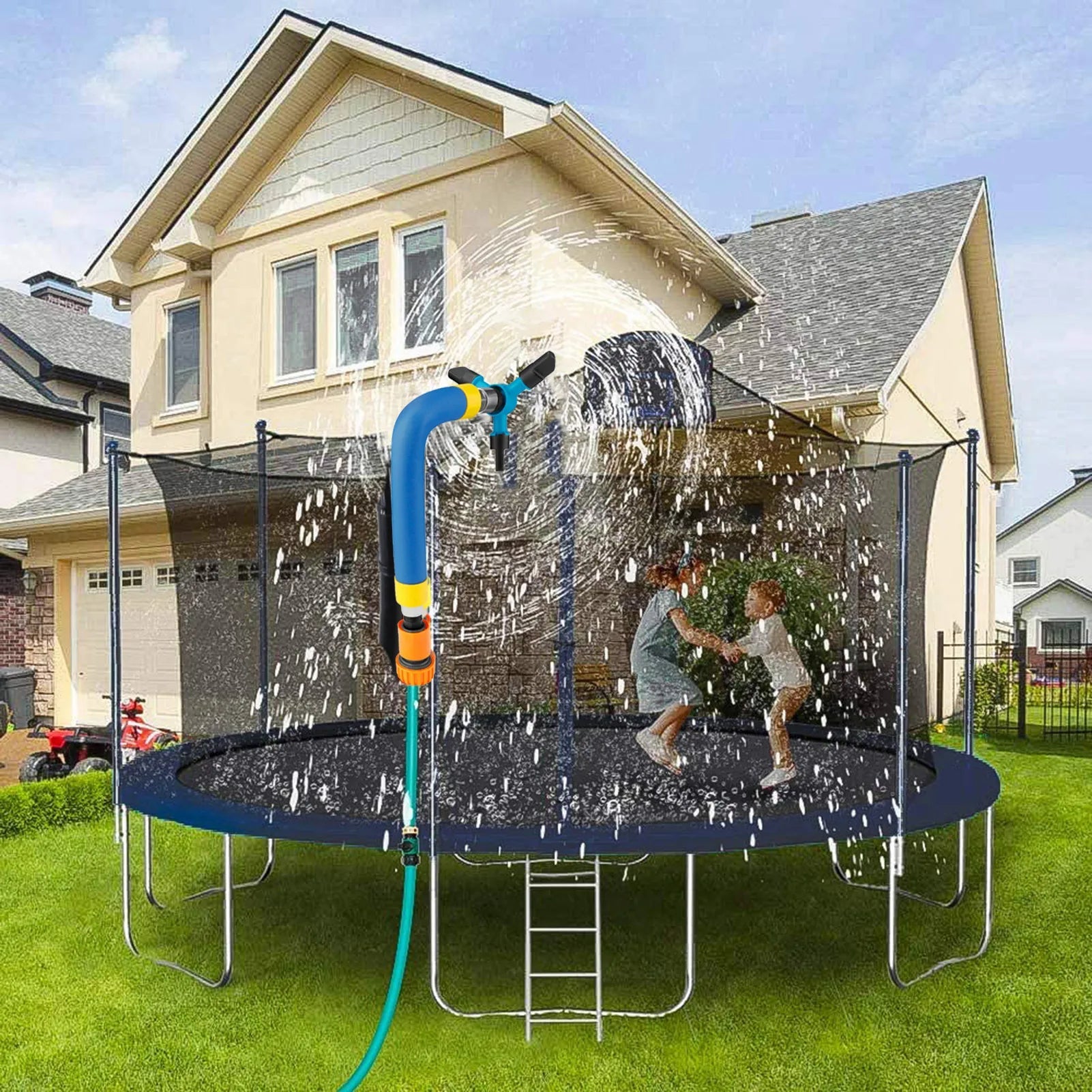 Trampoline Sprinkler (360 Degree Rotating) - The Toy Base