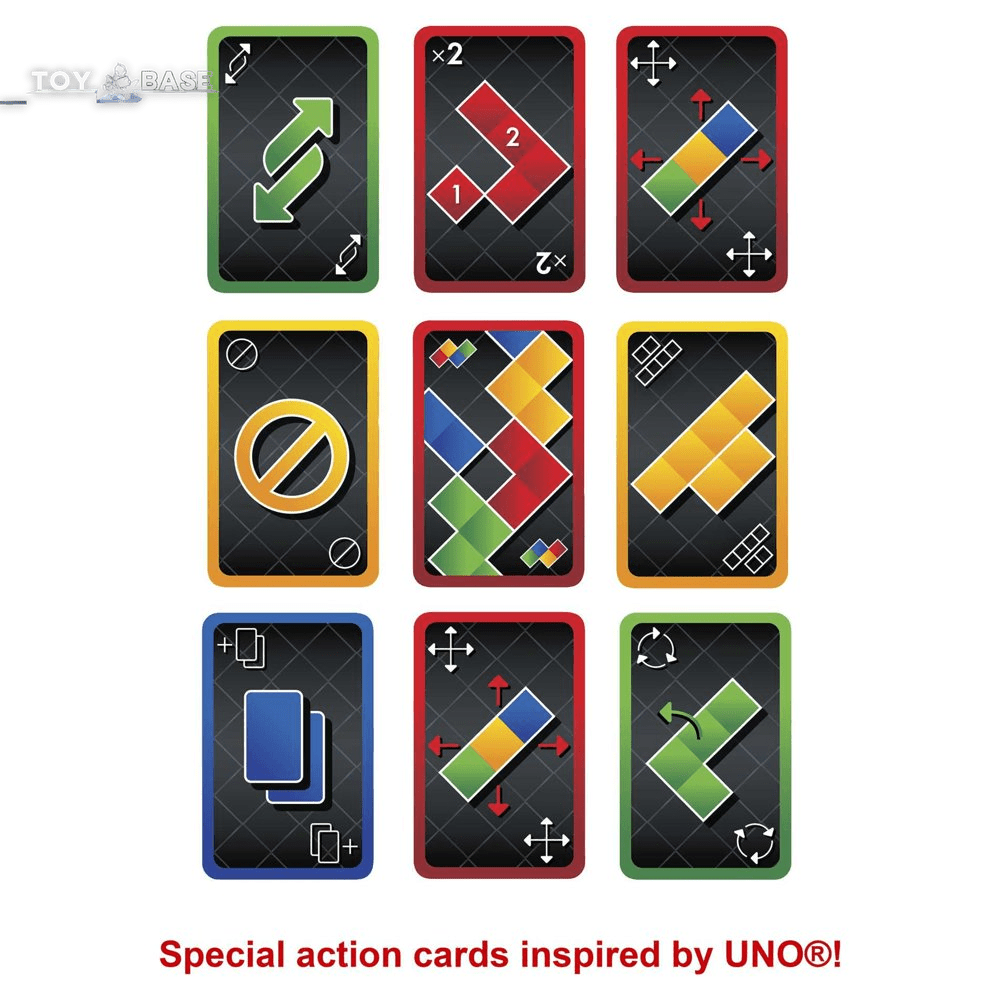 UNO - Blokes Shuffle (Special Edition) - Strategy Board Game & Action Cards - The Toy Base