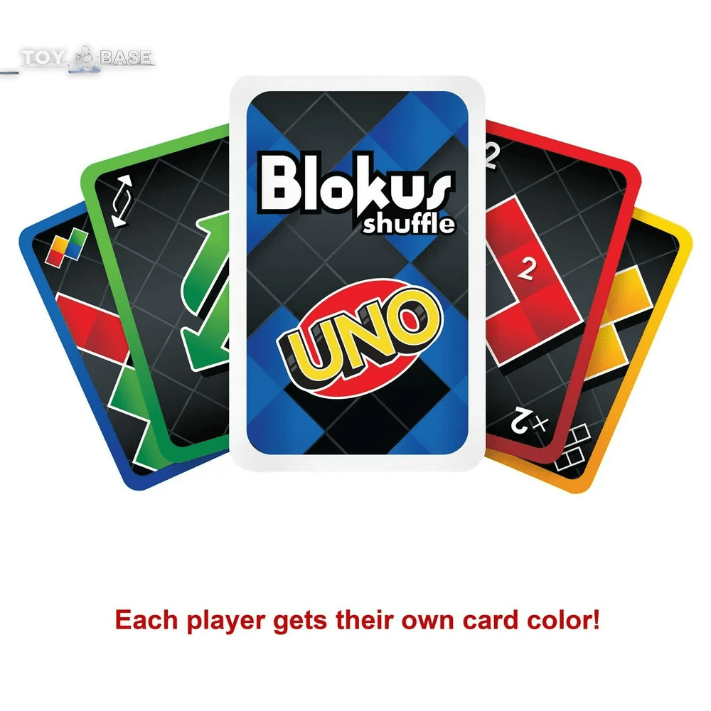 UNO - Blokes Shuffle (Special Edition) - Strategy Board Game & Action Cards - The Toy Base