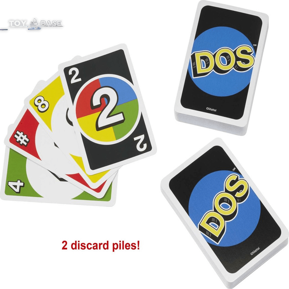 UNO - DOS Edition (Featuring Two Discard Piles) - The Toy Base