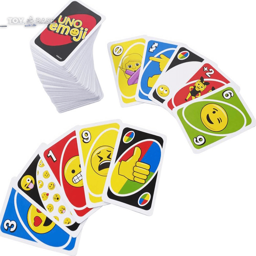 UNO - Emoji Themed (Limited Edition) - Card Game for 2 to 10 Players - The Toy Base