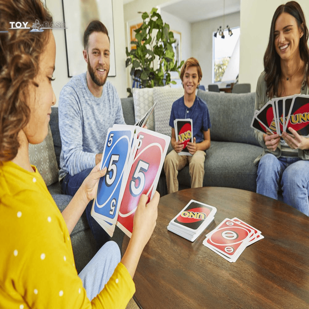 UNO - Giant Cards - 108 Oversized Cards for 2-10 Players - The Toy Base