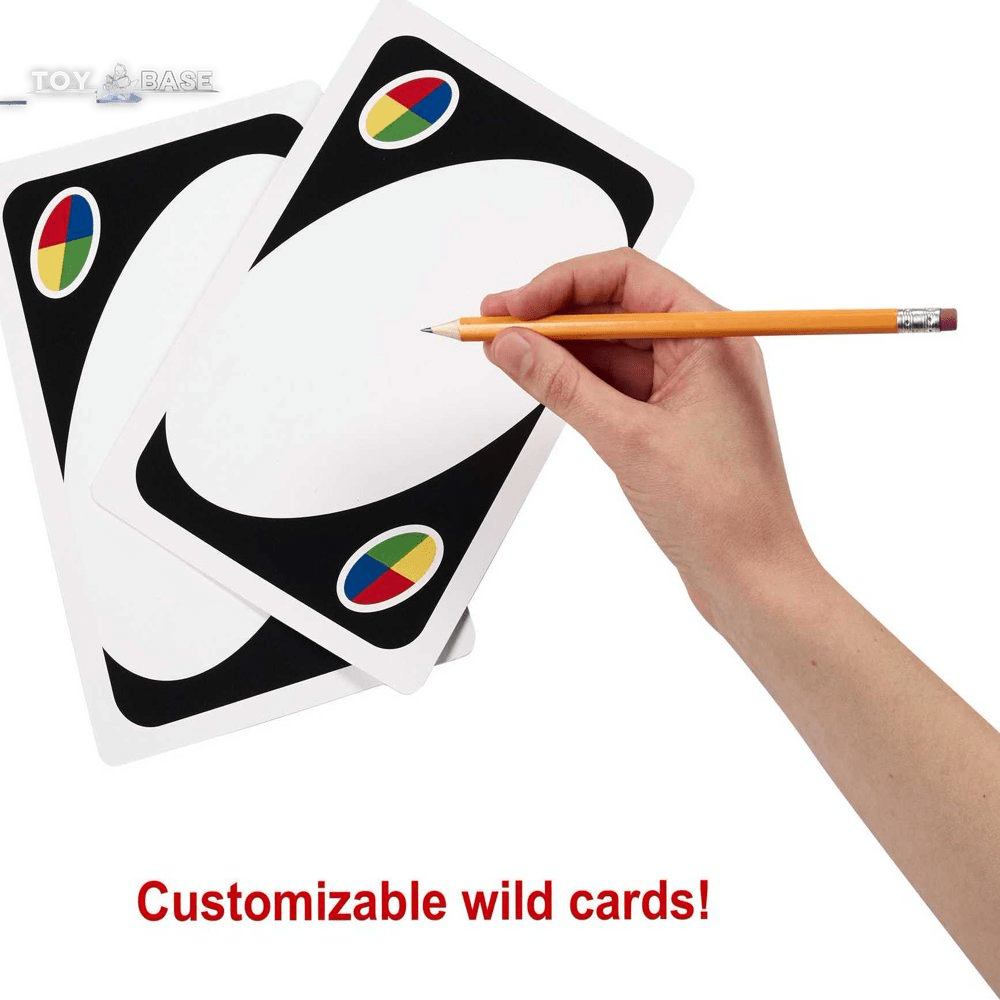 UNO - Giant Cards - 108 Oversized Cards for 2-10 Players - The Toy Base