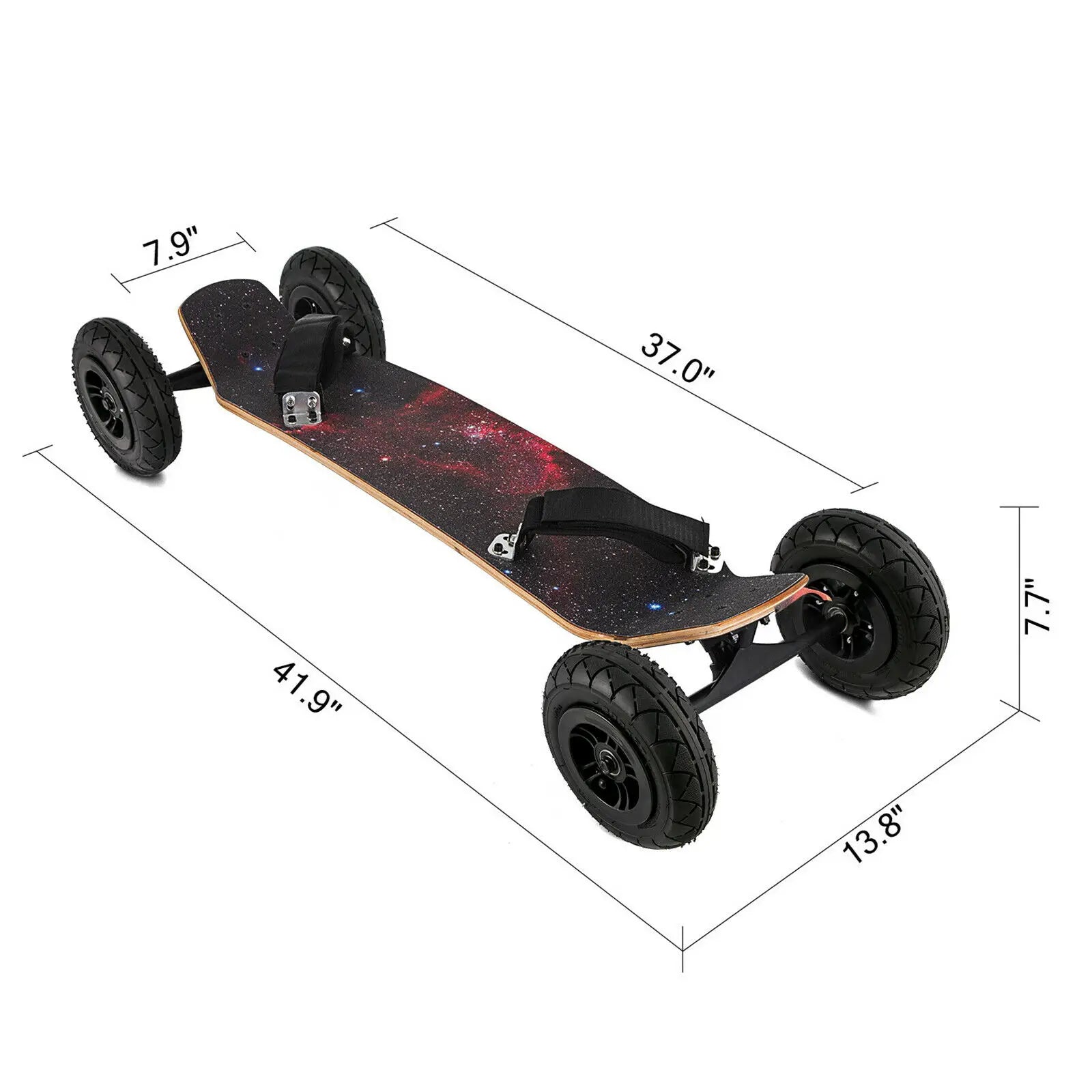 VEVOR Mountain Board (37 Inch- 7.8 Inch Wheels) - The Toy Base