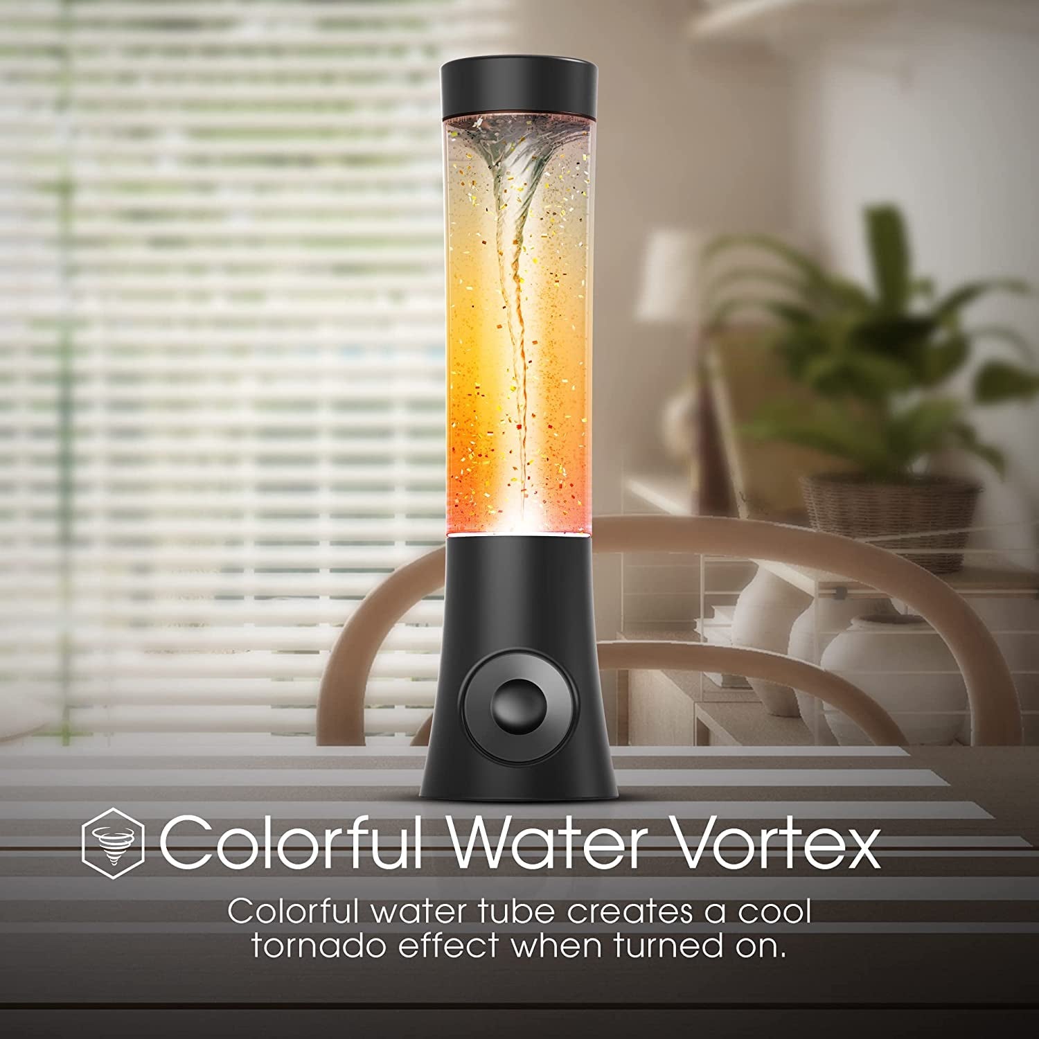 Vortex Tornado TWS Bluetooth Speaker, 7 LED Light Show, Portable Speaker, Tornado Feature, Connect 2 Speakers at a Time, Bass Boosted, Home and Outdoor Speaker, Rechargeable Speaker - The Toy Base