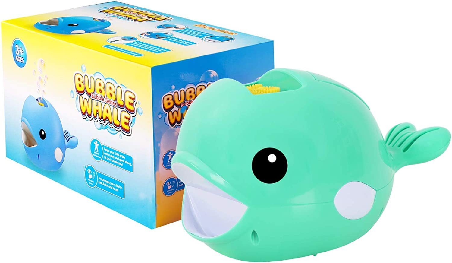 Whale Bubble Machine - Automatic & Durable - Portable Bubble Maker - The Toy Base