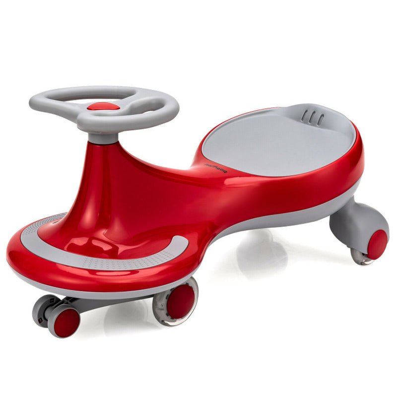 Wiggle Car Ride-On Toy with Flashing Wheels - The Toy Base