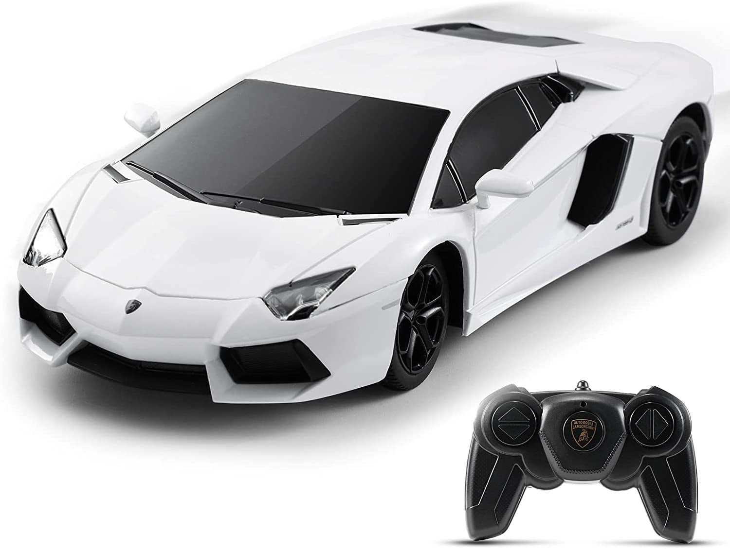 X Rastar Remote Control Car, 1:24 Scale Aventador Coupe Race Toy Car, RC Hobby Model Vehicle - The Toy Base