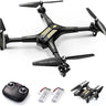 X600 Foldable Drone with Altitude Hold and Headless Mode for Adults without Camera, RC Quadcopter with One - Key Start, Speed Adjustment and 3D Flip for Kids Beginners, Easy to Fly - I Love 💕