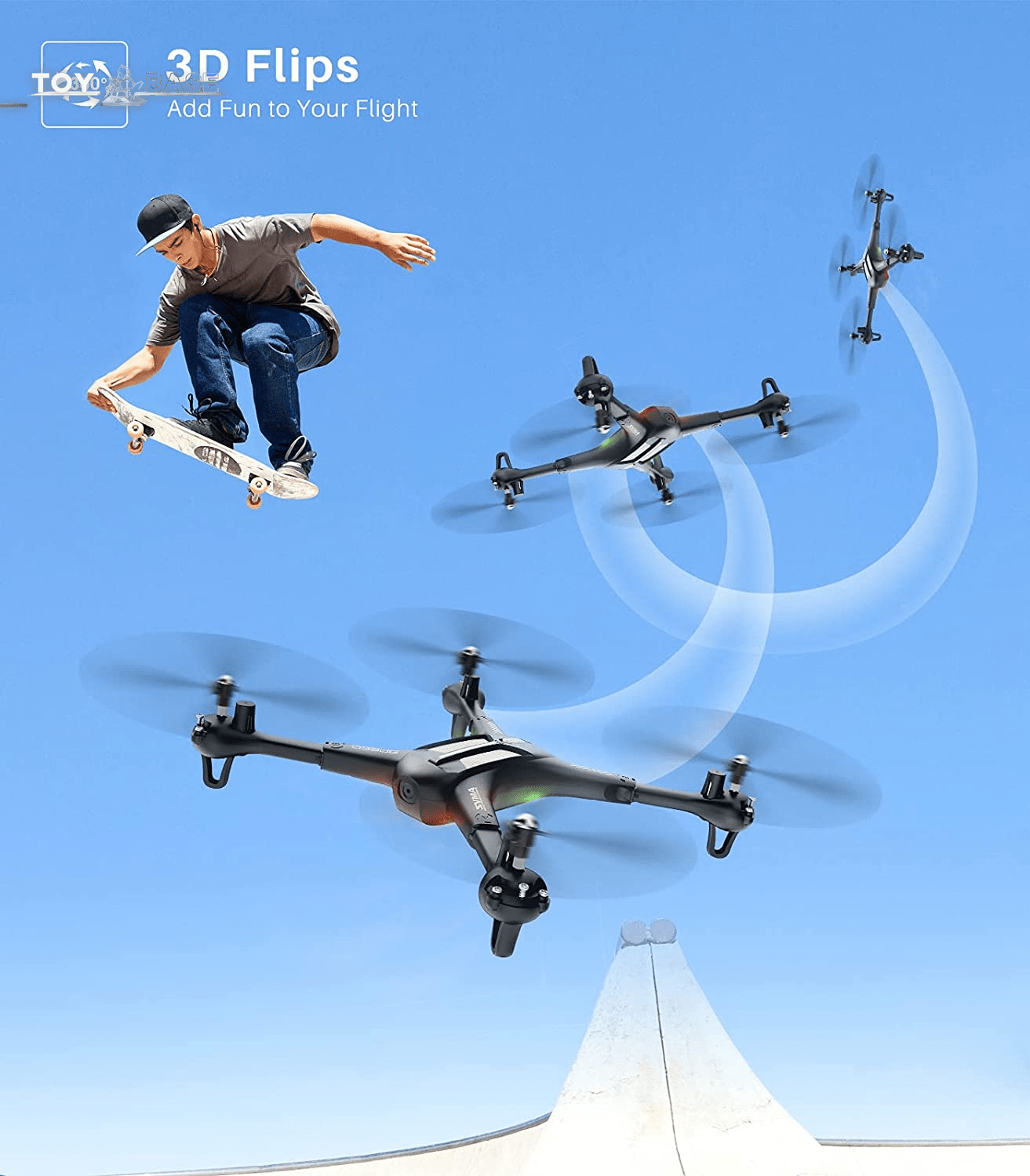 X600 Foldable Drone with Altitude Hold and Headless Mode for Adults without Camera, RC Quadcopter with One - Key Start, Speed Adjustment and 3D Flip for Kids Beginners, Easy to Fly - I Love 💕